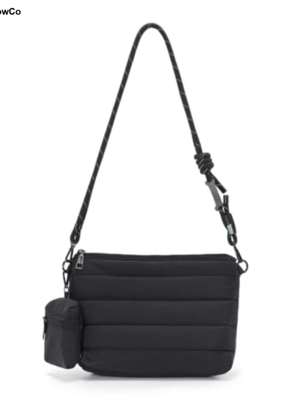 Women's Nylon Crossbody Sling Bag Adjustable Strap Zip